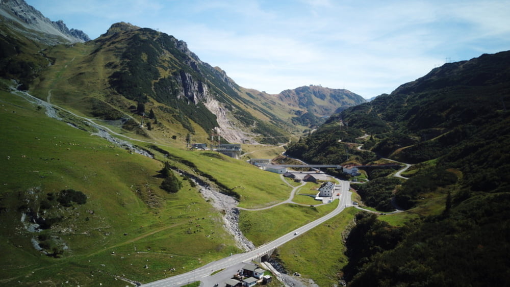 Arlbergstrasse en Silvretta Hochalpenstrasse