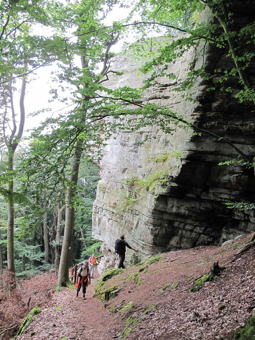 Luxemburgische Schweiz - Von Bollendorf zum Berdorfer Labyrinth "Sieweschloeff" und Predigtstuhl 