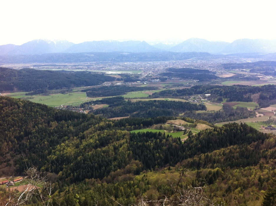 Ulrichsberg über Emmersdorf und St. Peter, Downhill im Gelände
