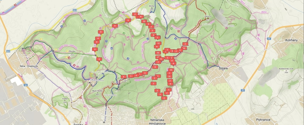 32/2020.Brezina-Haranč-Haranča-Za Hôrkou-Meskov vrch-Zobor