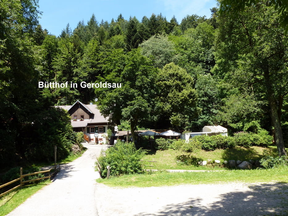Baiersbronn Scherrhof Bütthof Plättig und zurück