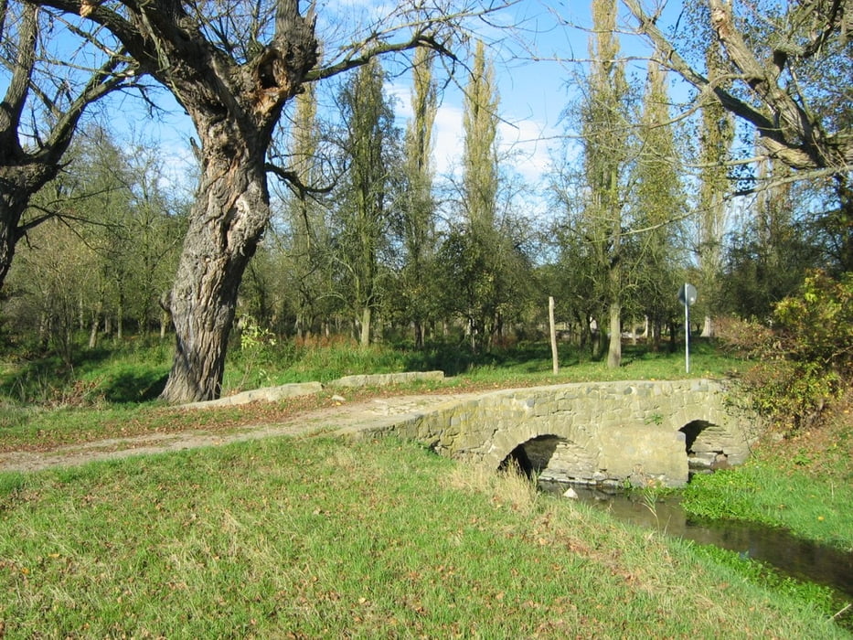 Natur, weite Sicht und eine Strukturruine