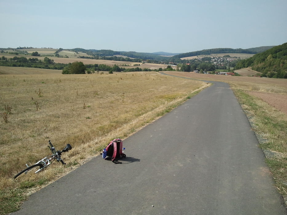 Rundtour 102 km, Meine Panoramatour zwischen Rhön u. Fulda (Mit Fernsicht zum Vogelsberg) (Hünfeld nach Hettenhausen)