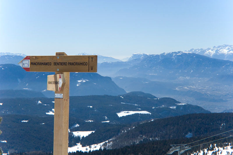 Schneeschuhwandern in Südtirol am Rittner Horn