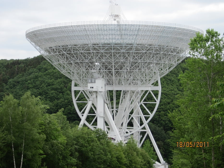 rund um das Radioteleskop Effelsberg in der Eifel