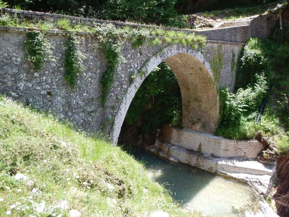 Greece, Ioannina, Matsouki, Bridge Stafila