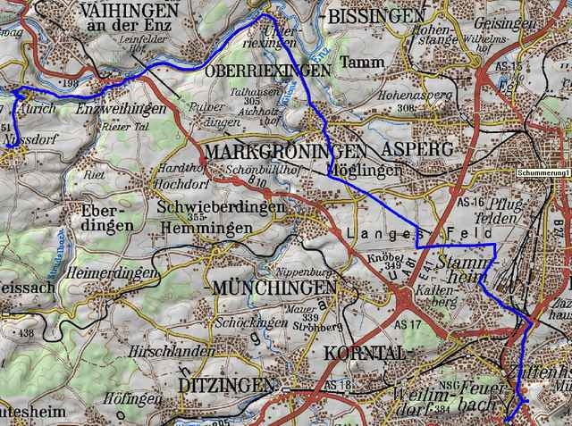 Feuerbach-LangesFeld-Markgröningen-Uri-Ori-Enzweihingen-Aurich-Nussdorf