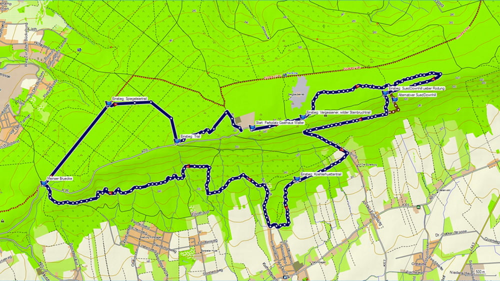 Bückeberg - Vergessener, wilder Steinbruchtrail