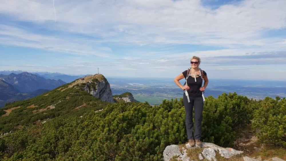 Blick zur Benediktenwand