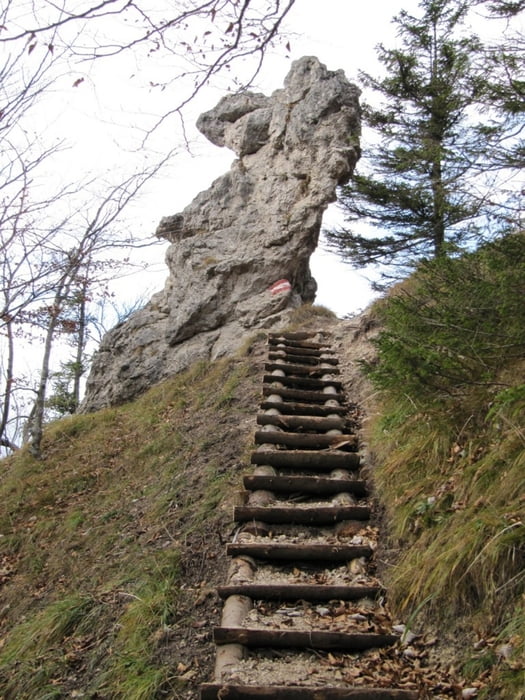 alpiner Spaziergang auf den Nockstein