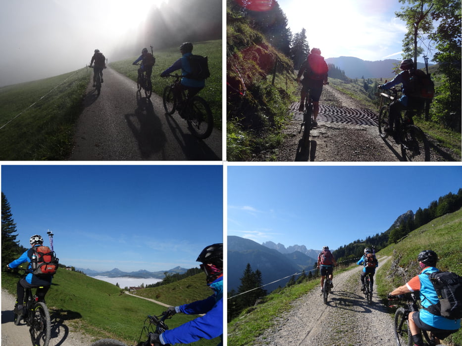 Auffahrt Walchsee, Unterhalb Gwirchtalm, oberhalb Gwirchtalm