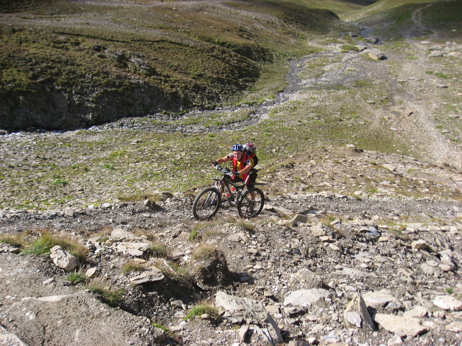 HvdH  Transalp 3. Etappe "Heilbronnerhütte - Sur En"