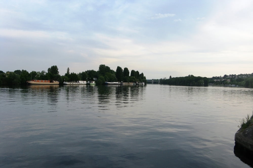 Seine- Aussichten in Conflans-Sainte-Honorine