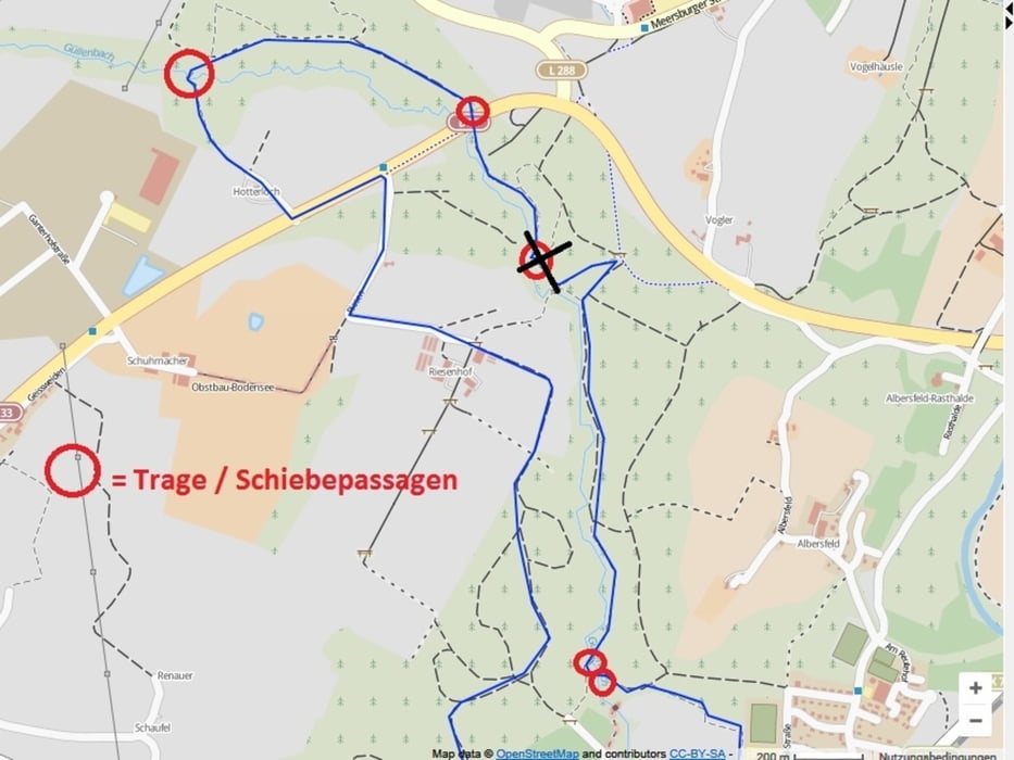 Ausritt zum Güllenbachtobel/ Weißenau