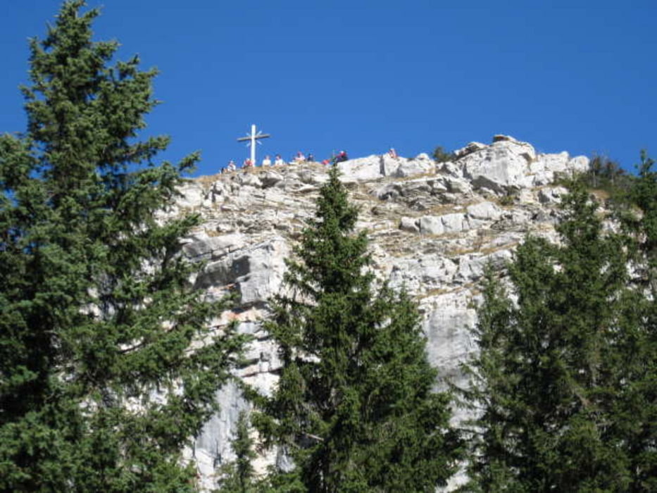 Hennekopf hoch über Schloss Linderhof