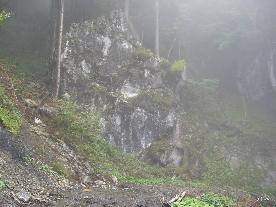 Mallestiger Mittagskogel Abfahrt über Wanderweg
