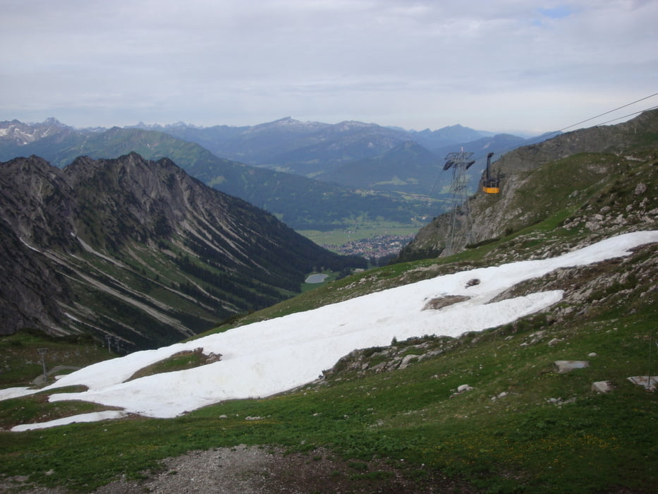 Nebelhorn Talstation zum Gipfel