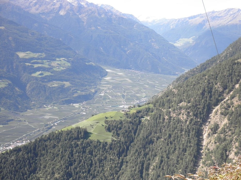 Sonnenrunde auf den Sonnenberg von Naturns aus