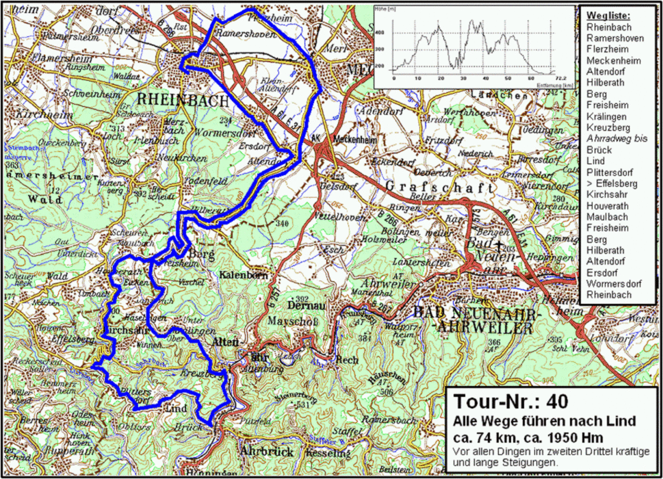 RSC Rheinbach Tour 040 - Alle Wege führen nach Lind