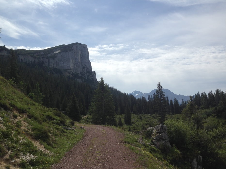 Bike und Hike Steinplatte