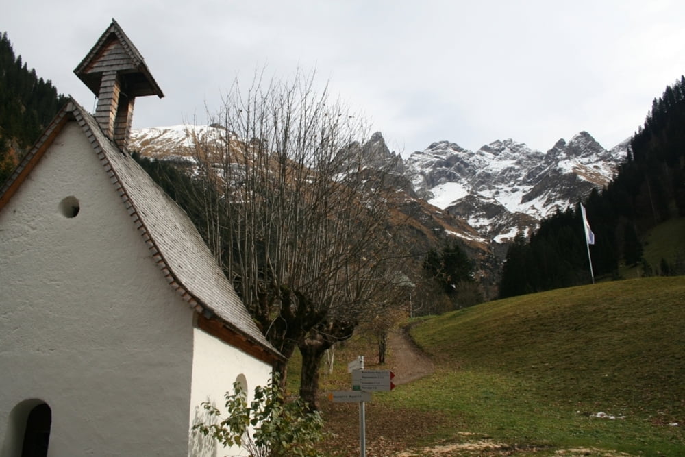 Blick vom Gasthaus