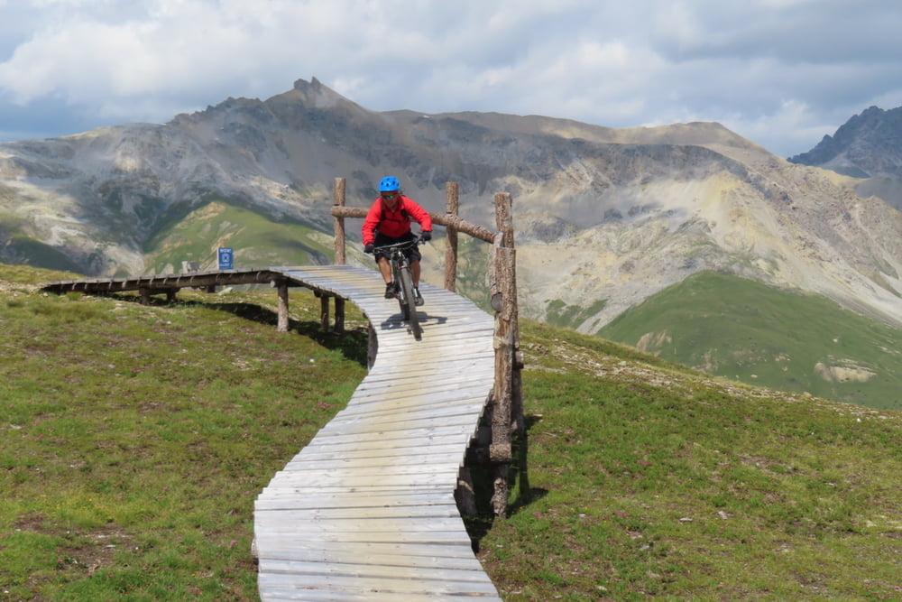 Veta Blesaccia hoch über Livigno, Bikepark ohne Bahnauffahrt