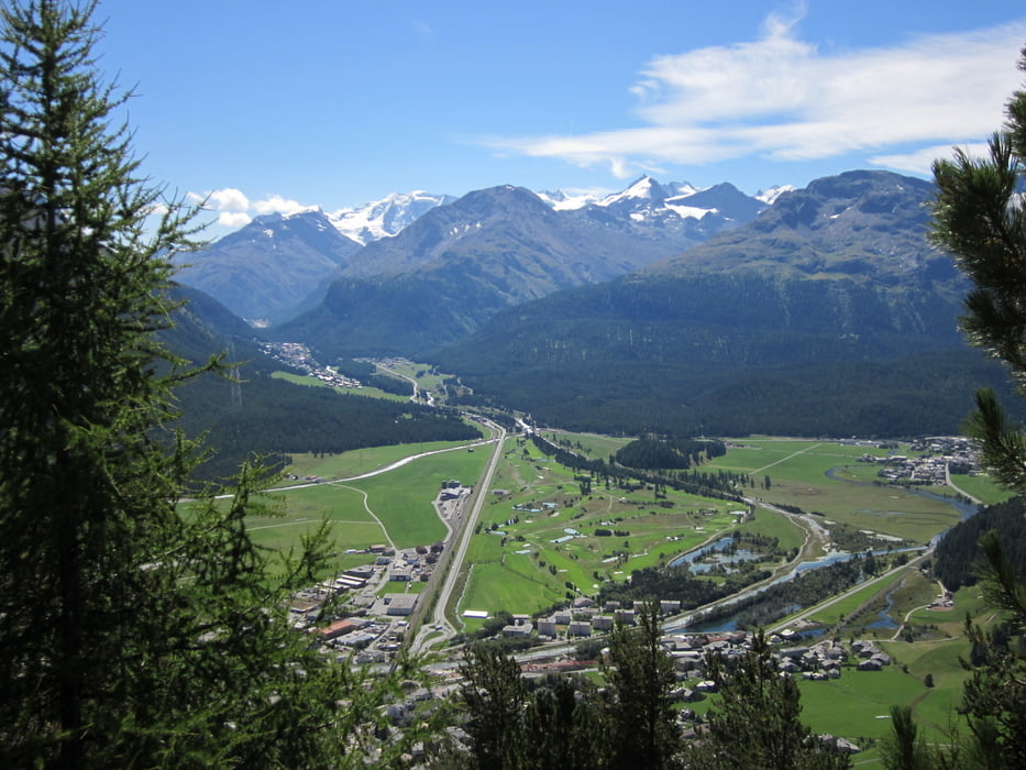 Panoramatour über St. Moritz