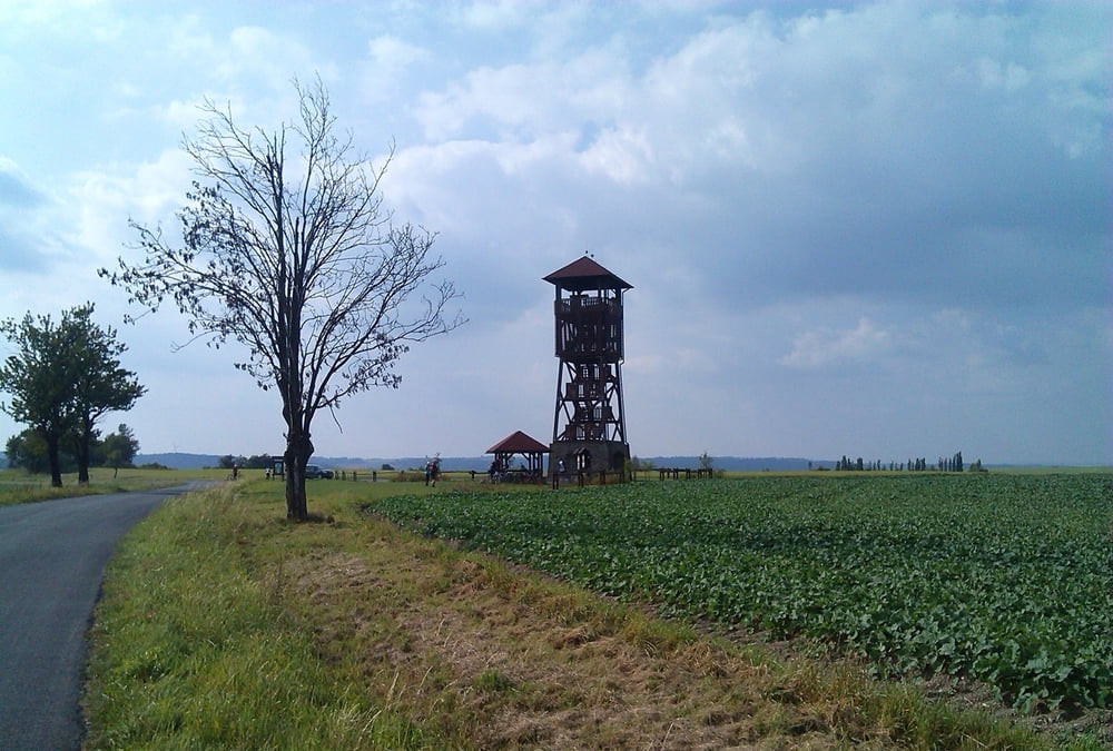 rozhledna  Olšová  nad obcí Pohoř