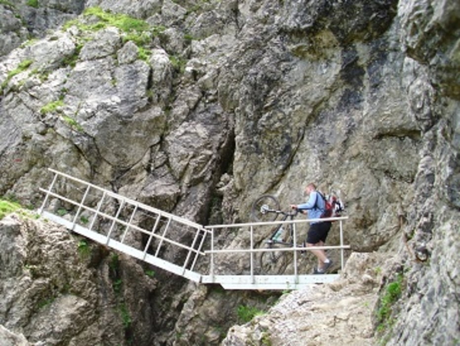 Etappe 1 der Heckmair-Route von Oberstdorf zum Gardasee