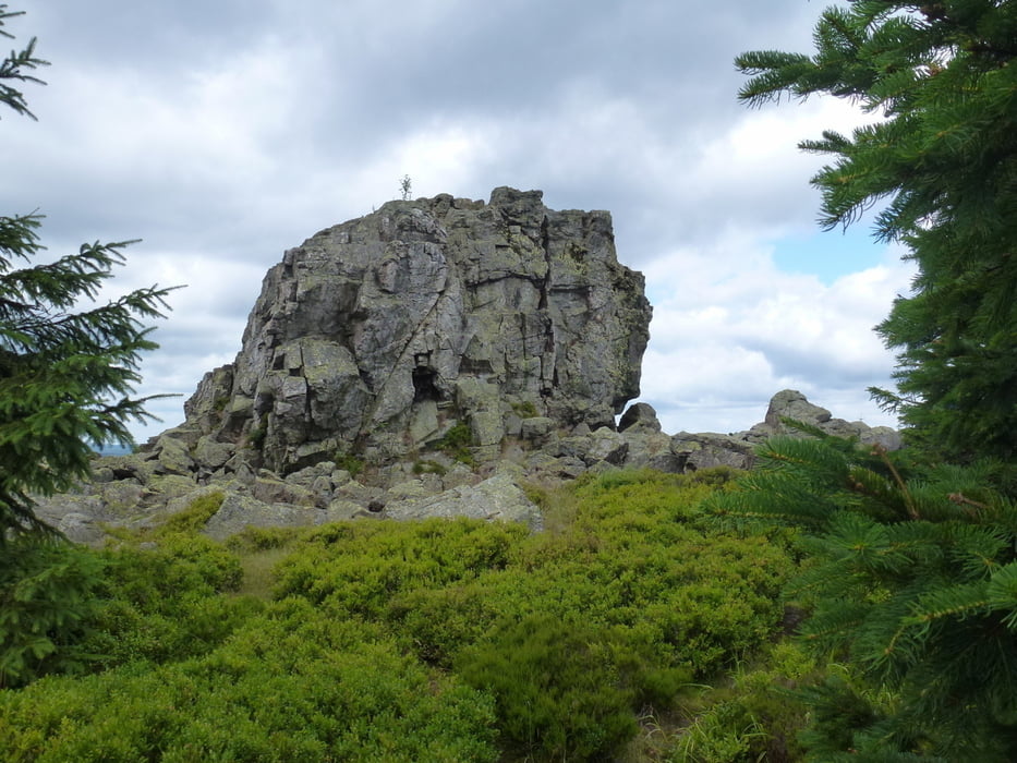 Hanskühnenburgklippe - Hütte Waidmannsruh