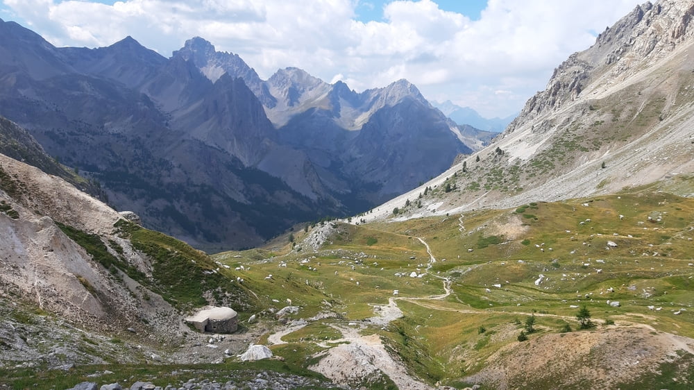 Blick zurück auf den Weg zum Colle Gardetta