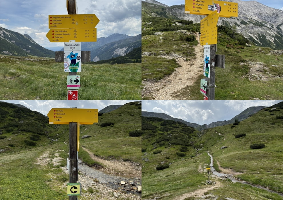 An der Oberhüttenscharte/Übergang in den Lungau