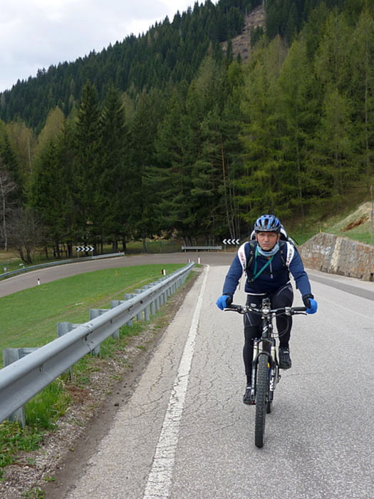 Auf den Passo Rolle
