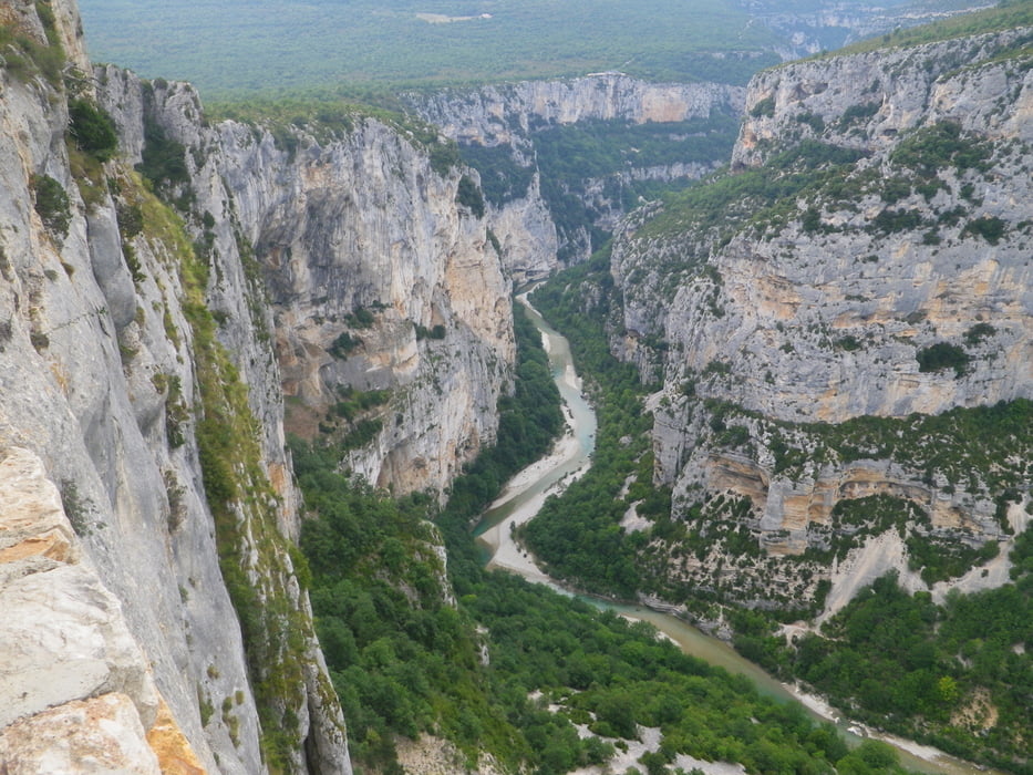 Aussicht Verdonschlucht Route de Cretes"