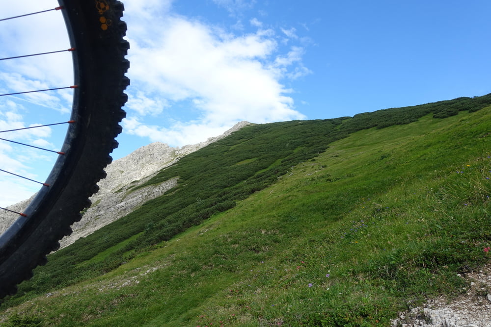 Bikebergsteigen - MTB-Trail Ponten, Tannheimer Tal, Schattwald