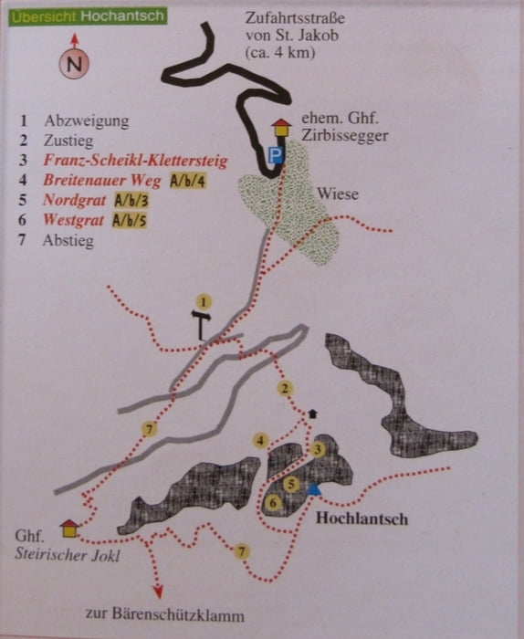 Über den Franz Scheikl Klettersteig auf den Hochlantsch