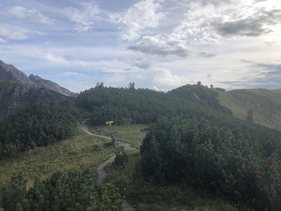 Bikebergsteigen - MTB-Trail, Zirleseck, Tannheimer Tal