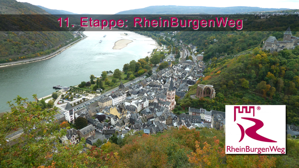 11. Etappe Rheinburgenweg (RBW): Oberwesel - Bacharach