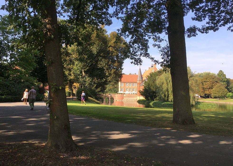 Münster Hbf – Schloss Hülshoff – Haus Vögeding – Haus Rüschhaus – Münster Hbf