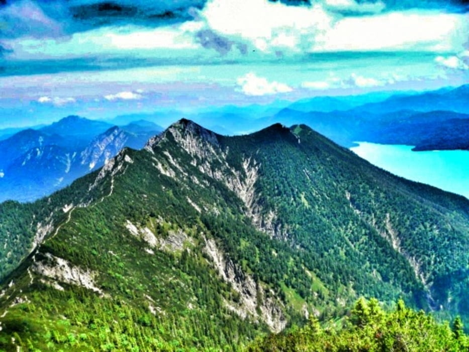 Vom Walchensee zum Herzogstand und Heimgarten