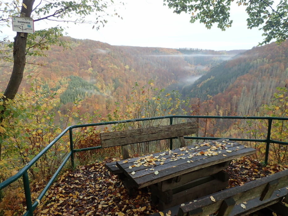 Dampflok Steig Teil 02 mit Mönch und Ilfelder Burgberg