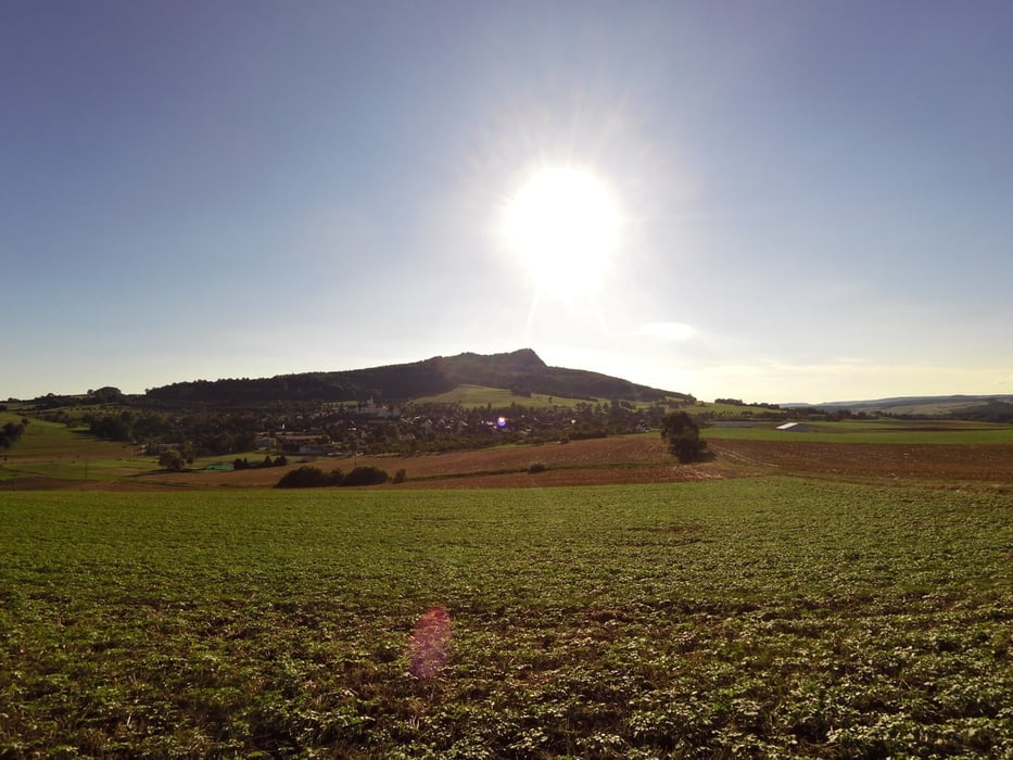 Hegau-Sicht und Berge