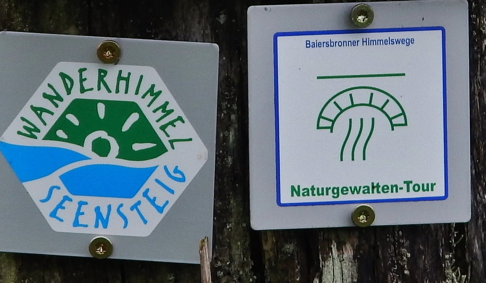Ellbachseeblick in 921 m und Sankenbach-Wasserfälle