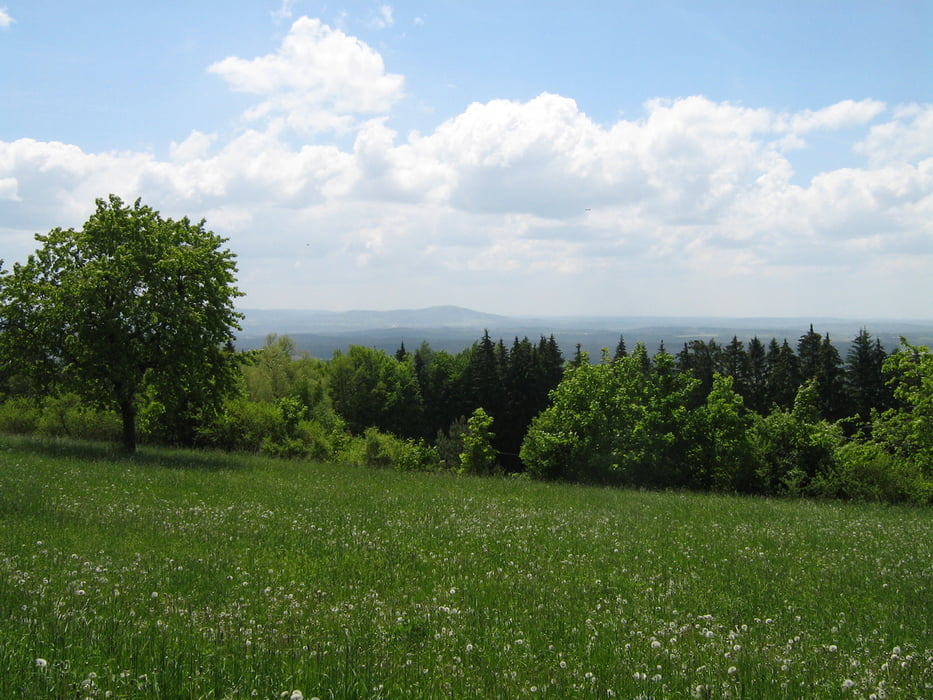 Blick von der Lillinghofer Höhe zum Moritzberg