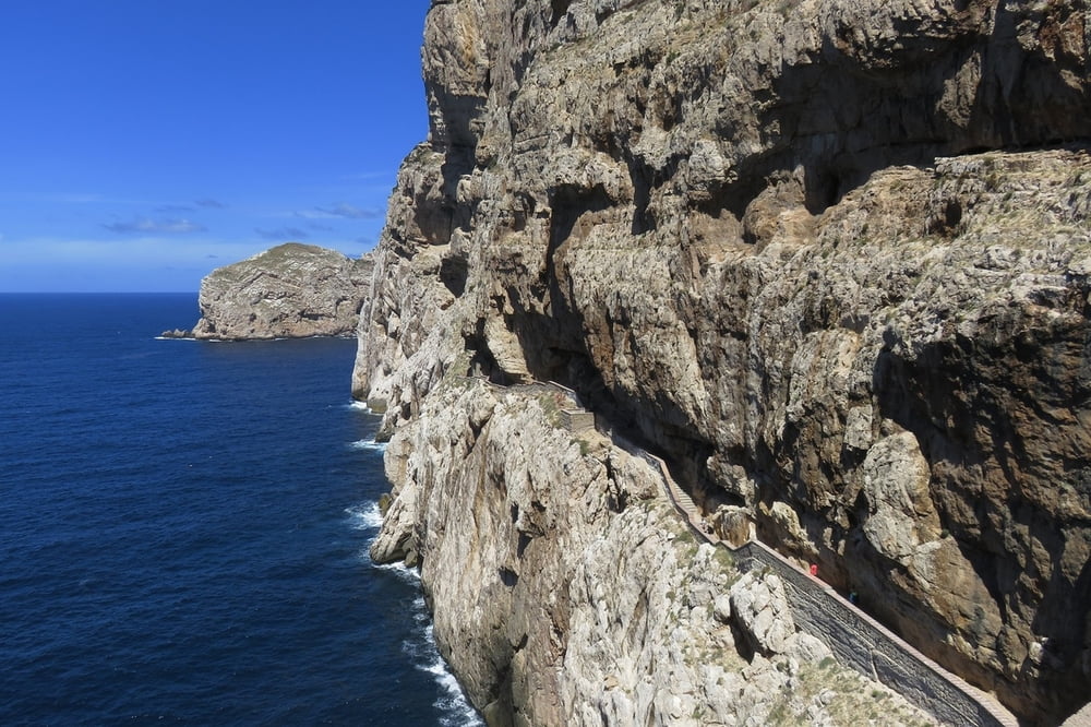 Neptungrotte und M. Timidone auf Capo Caccia