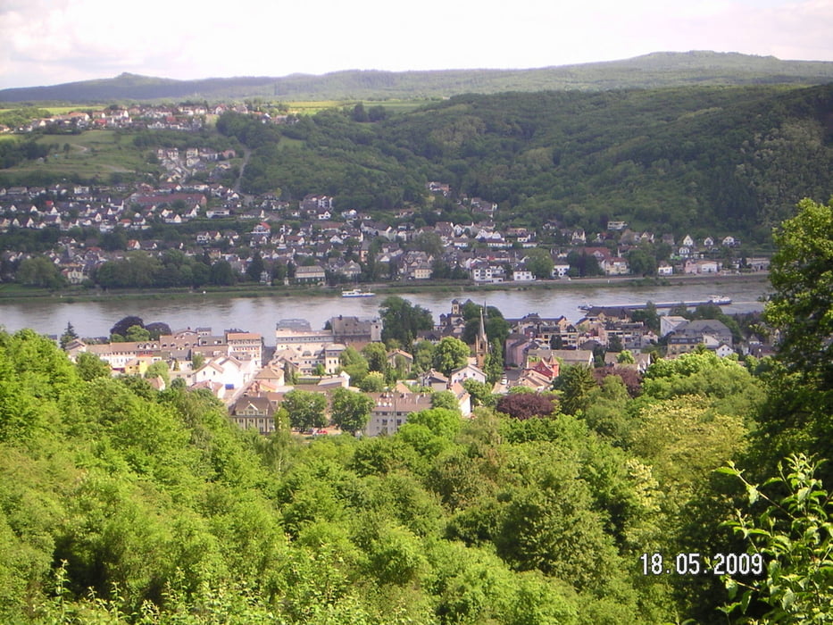 Zweitageswanderung über den RHW von Remagen nach Andernach über Bad Breisig - der 1. Tag