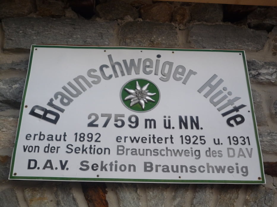 E5 ( 5 ) Braunschweiger Hütte - Zwieselstein