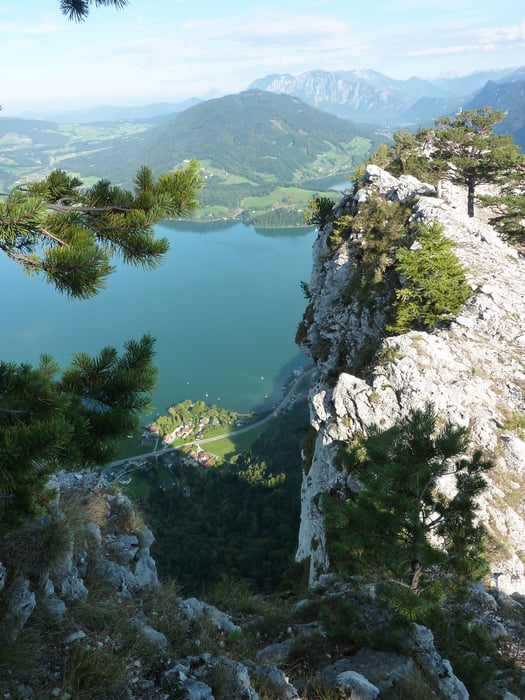 Drachenwand am Mondsee über Normalweg