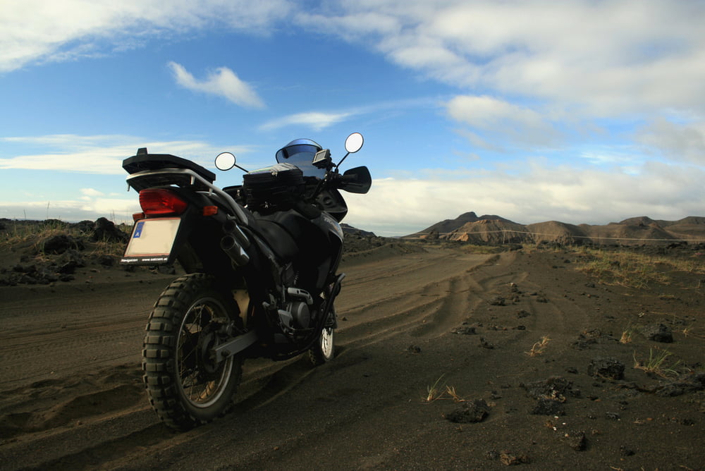 Motorrad-Fahrt in eine der fantastischsten Gegenden Islands:  Landmannalaugar  