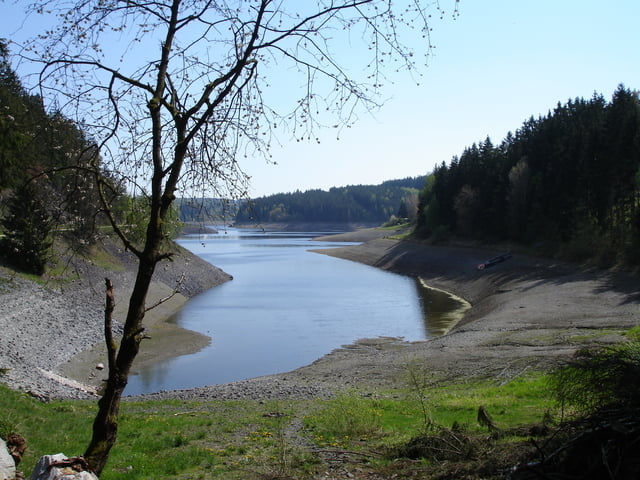 Talsperre Bleiloch Burgkhammer Wisenta